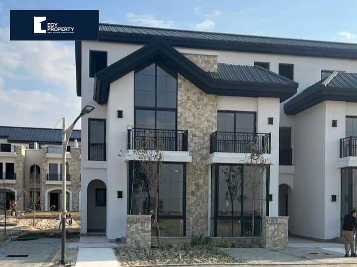 Townhouse Villa for sale without down payment and up to 9 years installments prime location in Mostakbal City 9