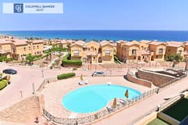 Ready to move Sea View Fully Furnished Chalet + rooftop with Acs in La vista Topaz, Ain Sokhna with negotiable price