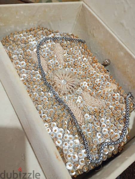 vintage silver sequins from France 2