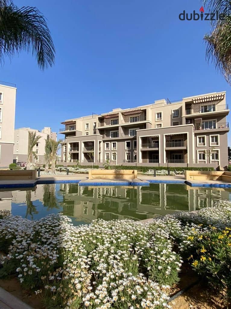 شقة ارضي بجاردن استلام فوري ف اكتوبر بلاز بالتكييفات والمطبخ-Ground floor apartment in garden, immediate receipt in October plaza, with AC and kitchen 0