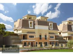 S-villa with garden installment -sarai new cairo 0