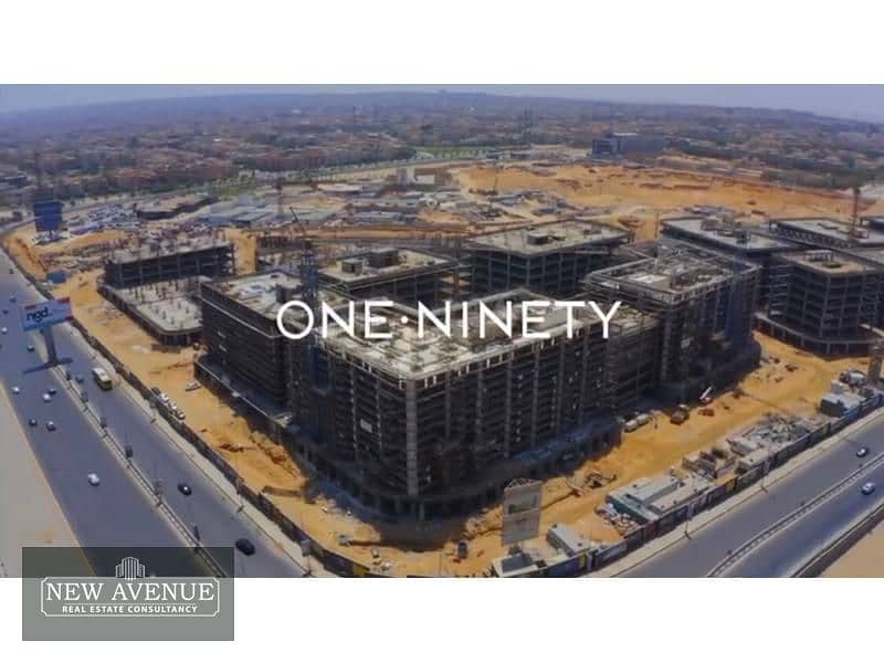 مكتب للبيع بأقساط في وان ناينتي القاهره الجديده One ninety New Cairo 4