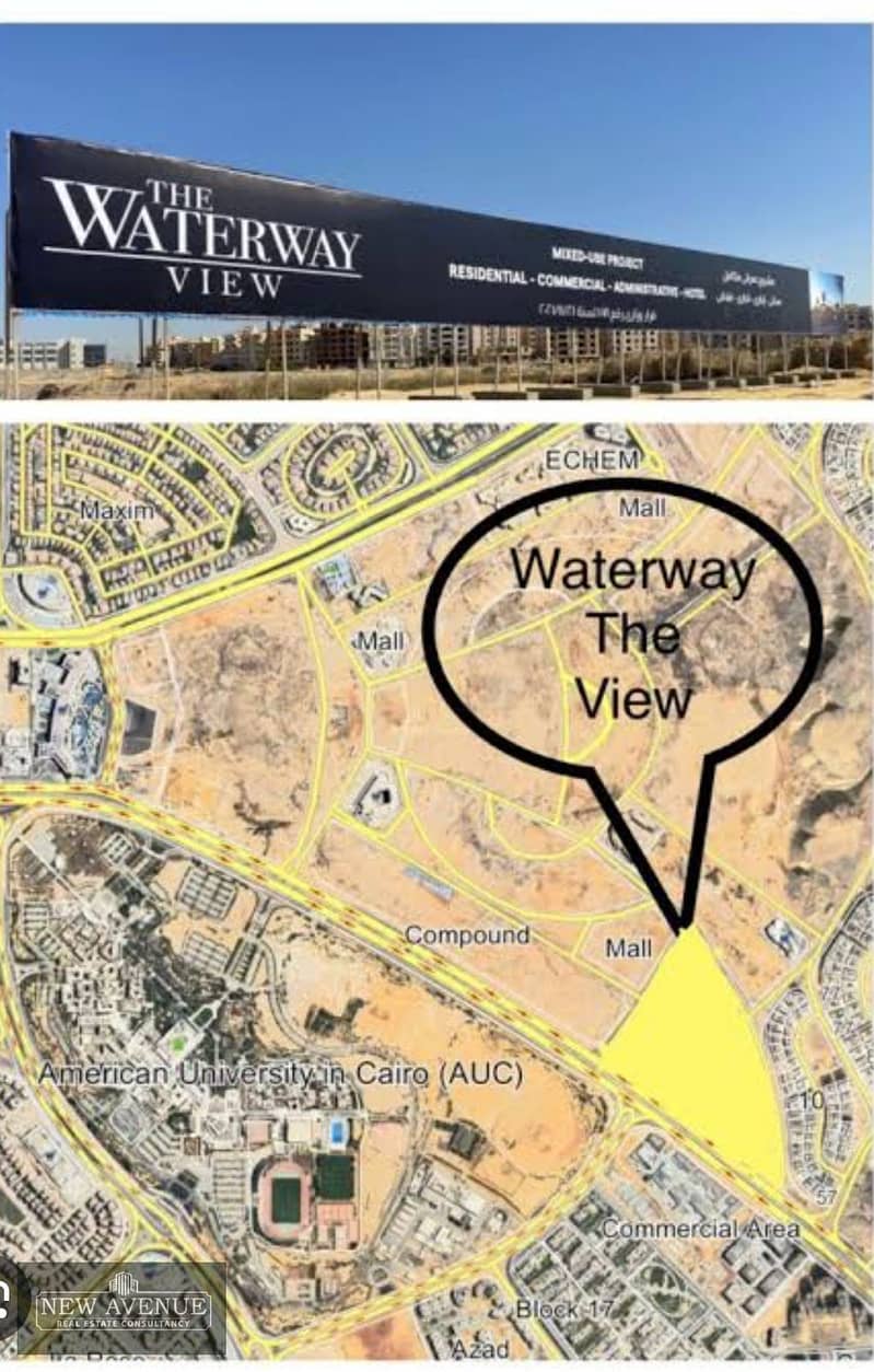 Office for sale & Installments at water way the view 4