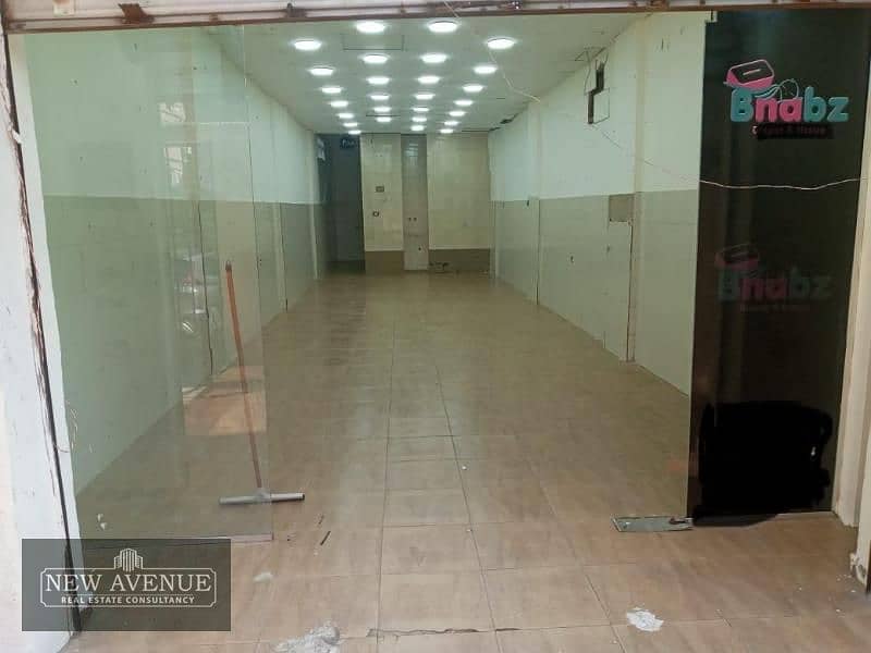 Ground Retail For sale at Makram Ebeid Nasr city 0