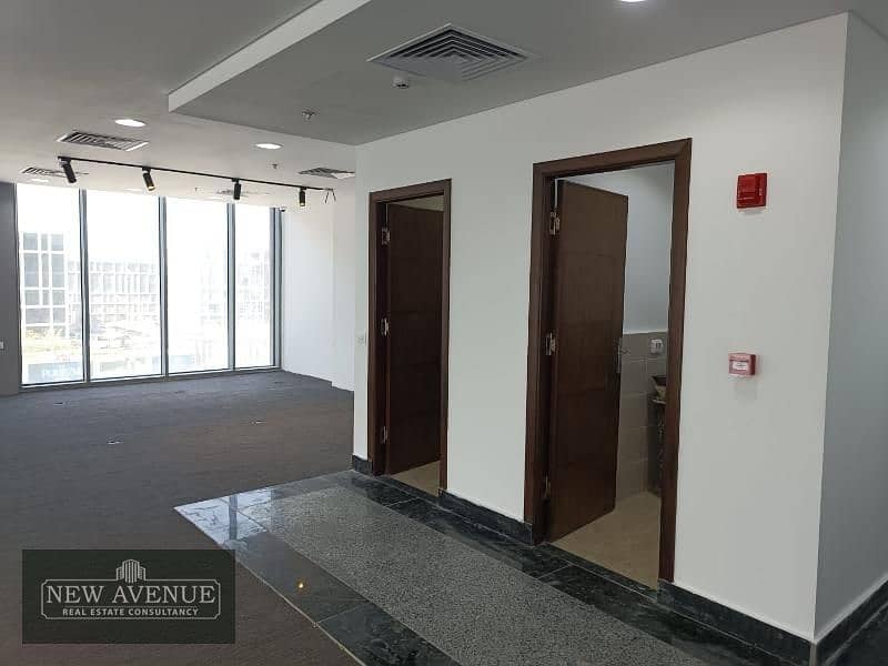 Fully Finished Office For rent at Cairo Festival City 5