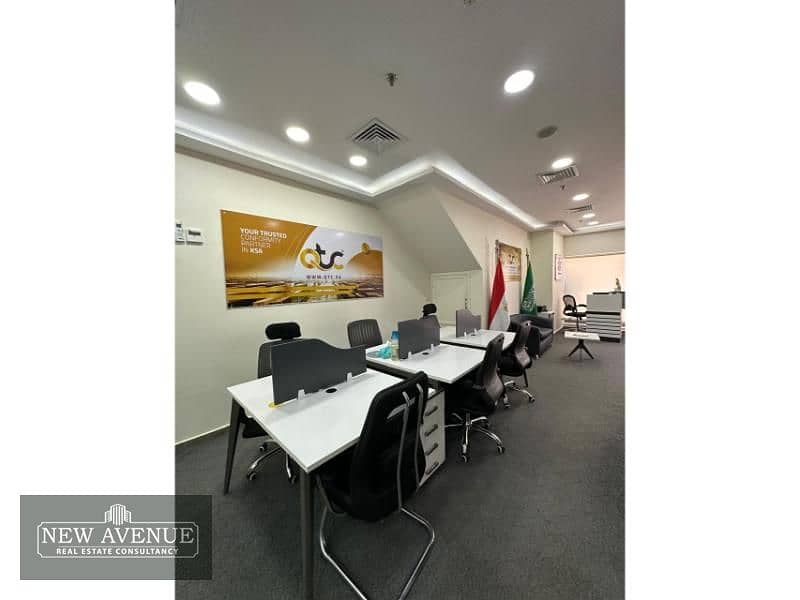 Fully finished Office for rent at courtyard Zayed 3