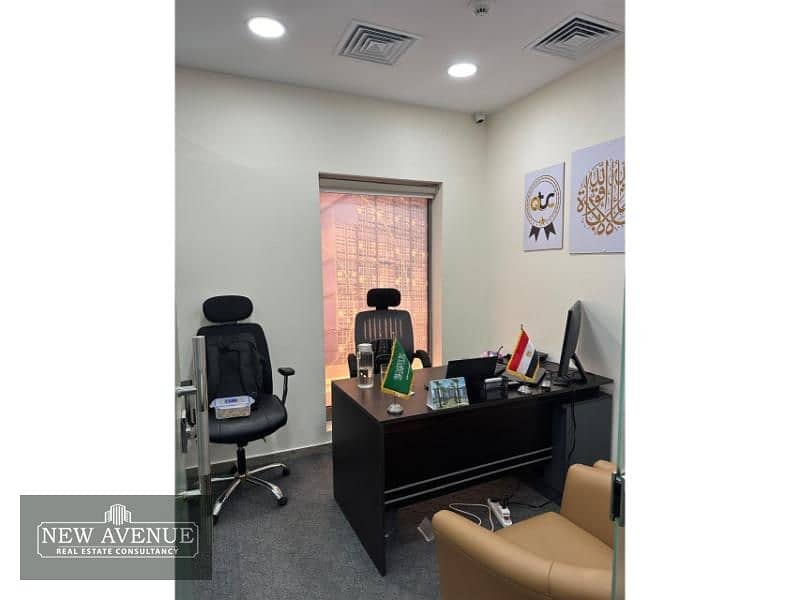 Fully finished Office for rent at courtyard Zayed 8