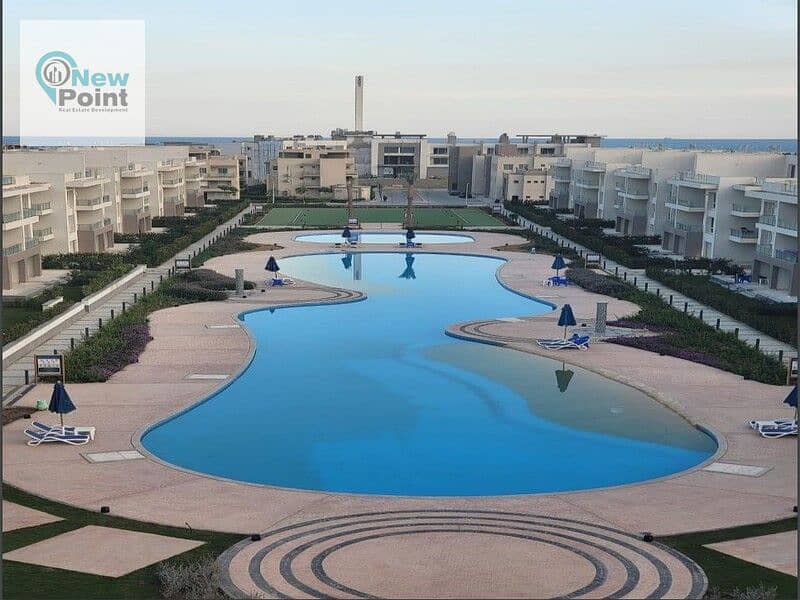 Duplex directly on the sea, finished with air conditioners and natural gas, immediate delivery, for sale in Aroma Ain Sokhna Village 16