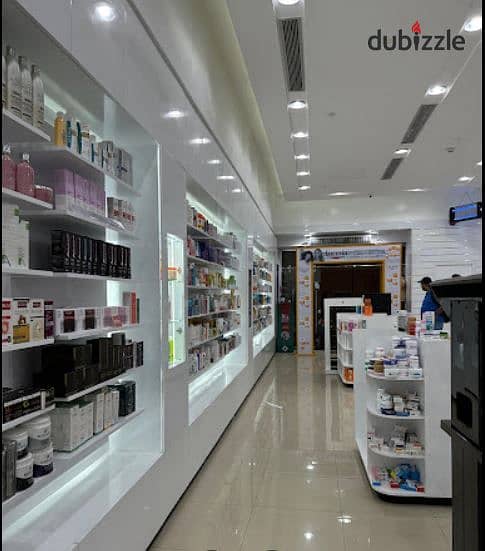 Pharmacy for sale Fully finished and Rented in main street In Nasr City, Makram Ebeid, in front of City Stars 1