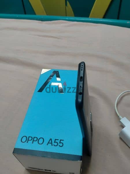 oppo a55 128/4+3 بلزقة الضهر مفهوش خربوش 8