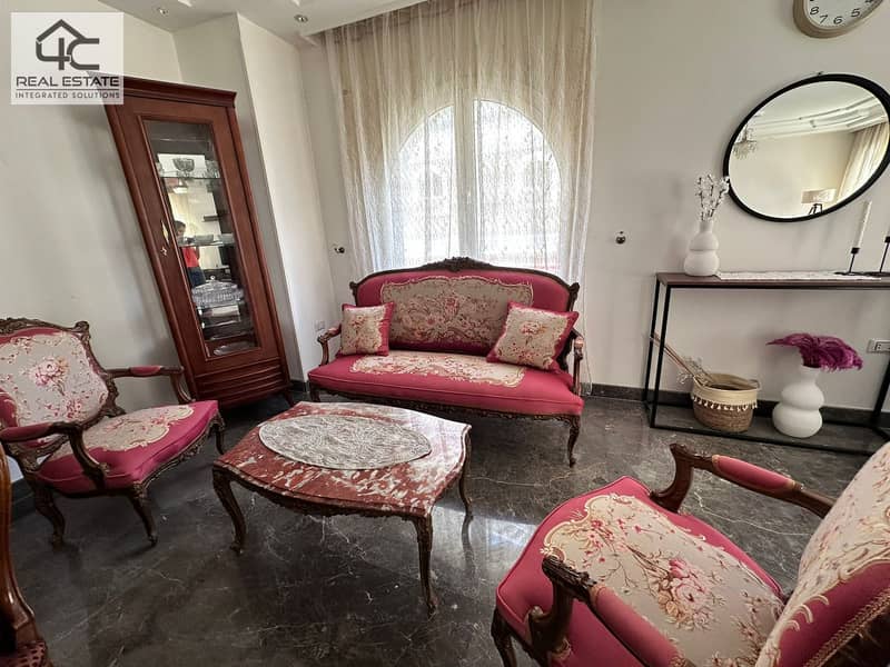 Apartment in garden for rent in Hyde Park, finished with furniture and electrical appliances, 155 sqm, two rooms, view, landscape, prime location 2