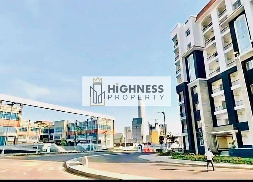 apartment for sale, 121 meters, at a very special price, finished and with immediate receipt in front of Madinaty near sarai at al maqsad new capital 5