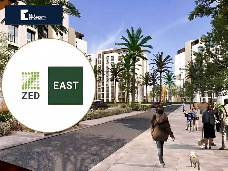 Fully Finished Very Prime Location  Duplex With Installments For Sale In Zed East - New Cairo - زيد ايست 13