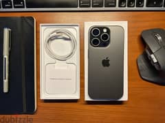 iPhone 15 Pro, 512 GB, Duel 2 Sim, Black - ايفون ١٥ برو ٥١٢ خطين اسود