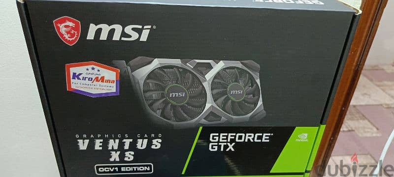 كارت شاشة GTX 1650 4g MSIجيجا بحالة ممتازة جدا 1