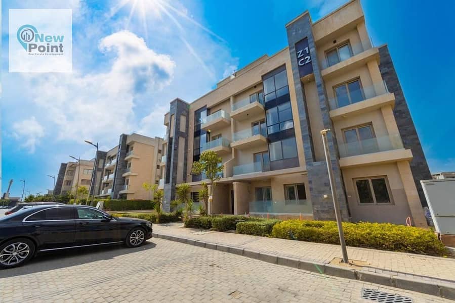 Live in COMMUNITY with the privilege of immediately receiving a penthouse in the heart of Golden Square, Fifth Settlement, Galleria Moon Compound. 1