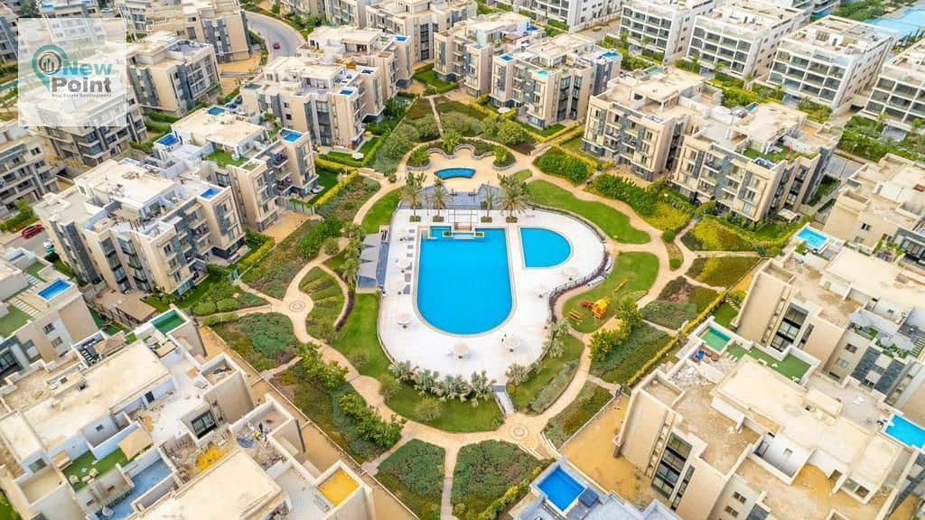 Live in COMMUNITY with the privilege of immediately receiving a penthouse in the heart of Golden Square, Fifth Settlement, Galleria Moon Compound. 2