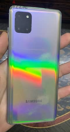 samsung note 10 lite 8/128 سامسونج نوت ١٠ لايت حاله ممتازه