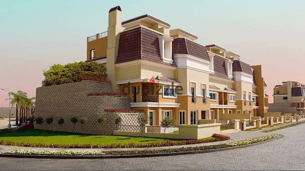 فيلا للبيع جاهزه للتعاقد بخصم الكاش في قلب القاهرة الجديدة كمبوند سراي  villa for sale with cash discount in the heart of new cairo , sarai compound 0