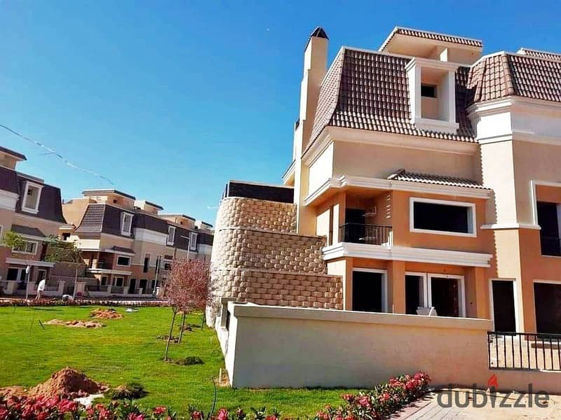 فيلا للبيع جاهزه للتعاقد بخصم الكاش في قلب القاهرة الجديدة كمبوند سراي  villa for sale with cash discount in the heart of new cairo , sarai compound 9