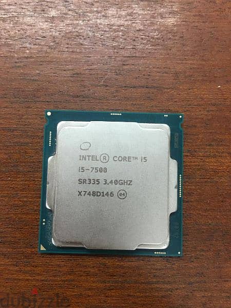 intel core i5 7500 3.40GHZ 0