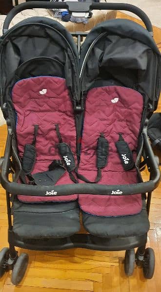 joie twin stroller ،مشايه للتوأم