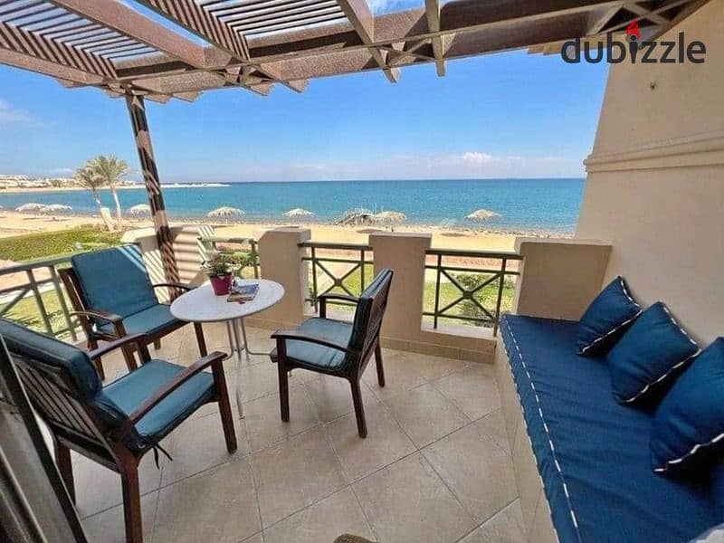 للبيع شاليه 3 غرف ارضى بجاردن + استلام فورى + Sea View فى العين السخنة بقرية بلو بلو Blue Blue 9