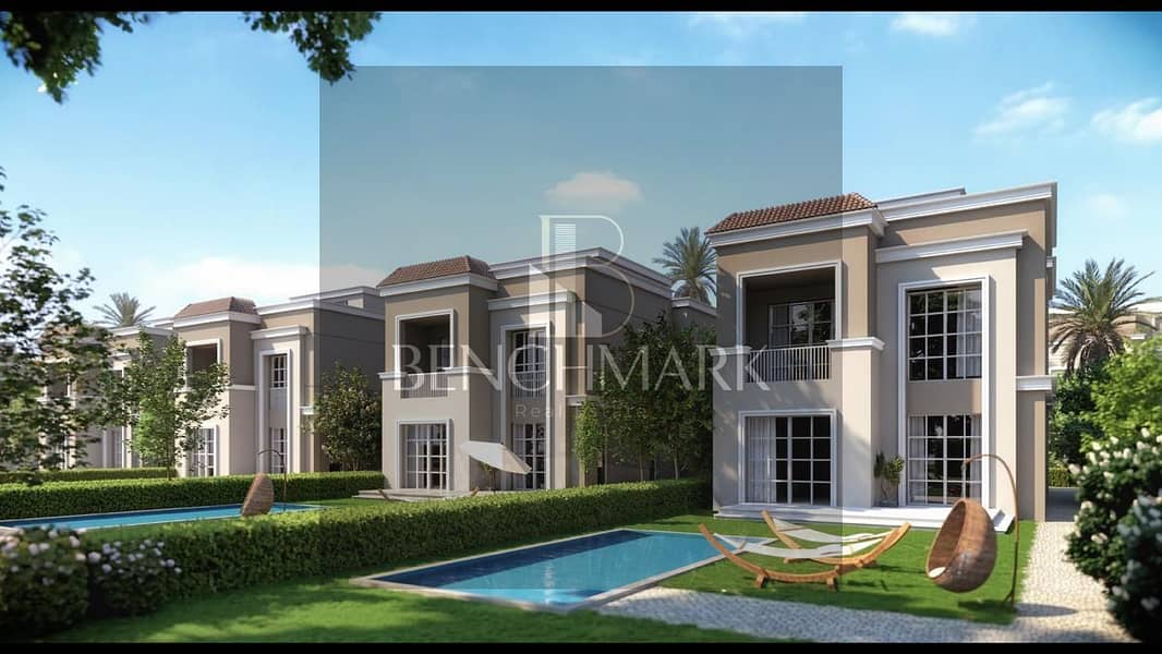 Book at launch villa Town corner 5-bdr for sale in Butterfly Compound New Cairo Mostakbal City next to Madinaty, Sarai latest projects of Madinet Misr 6