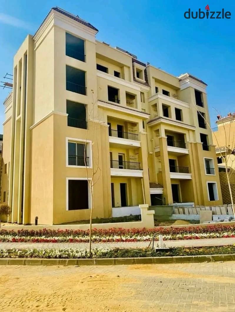 شقة للبيع بجاردن في كمبوند سراي علي طريق السويس بجوار مدينتي || apartment for sale with garden in sarai on Suez Road next to Madinaty 4