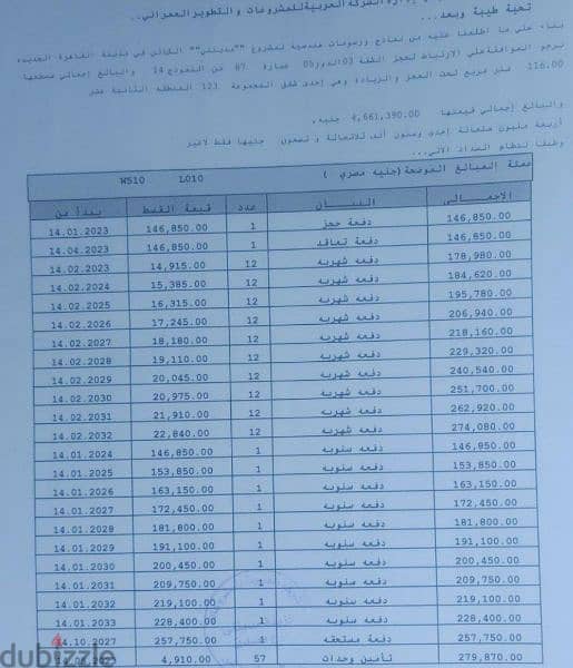 للبيع فى مدينتى شقة ١١٦ متر فيو وايد جاردن 1