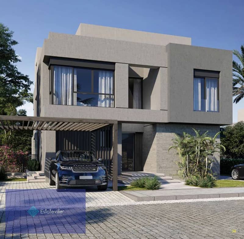 Villa for sale in The Valley Compound, Hassan Allam Company, in installments over 8 years, with only 5% down payment 1