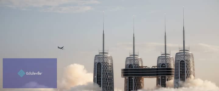 Fully finished office with air conditioners on the Green River in the tallest skyscraper with a 5% discount and 8 years installments