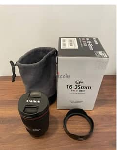 canon lens 16-35 F4 L IS  USM