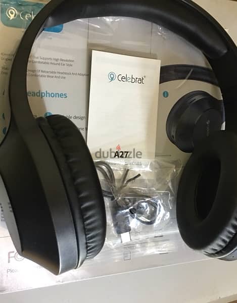 سماعات Celebrate Head phone A27 جديده لم تستعمل بالكرتونة 4