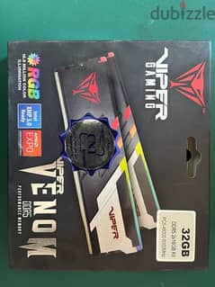 Patriot viper venom RGB DDR5 ram (2x16) 32GB 6000mhz kit