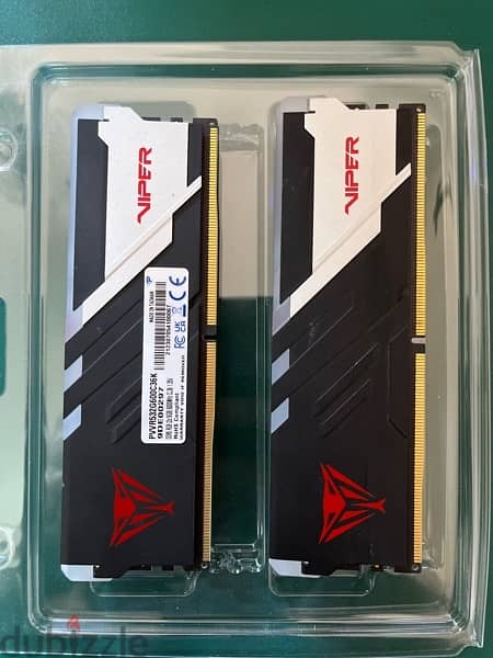 Patriot viper venom RGB DDR5 ram (2x16) 32GB 6000mhz kit 4