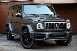 Mercedes G63 AMG  Model : 2022 Matte Grey X RED Wakil