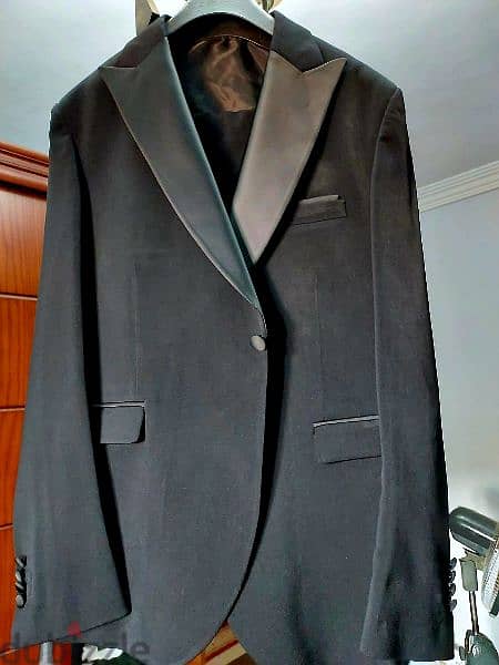 luxury Black wedding suit 1