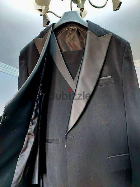 luxury Black wedding suit 2