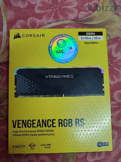 Corsair vengeance RGB DDR 4 /32gb/3600mhz(oc)