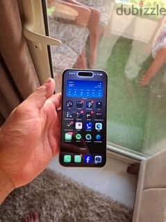 iPhone 15 pro max 512 2sim شرحتين فعلين