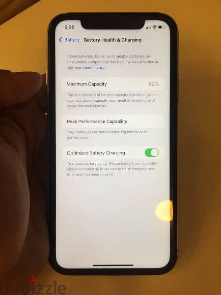 iphone xr 128GB battery 82% like new 5