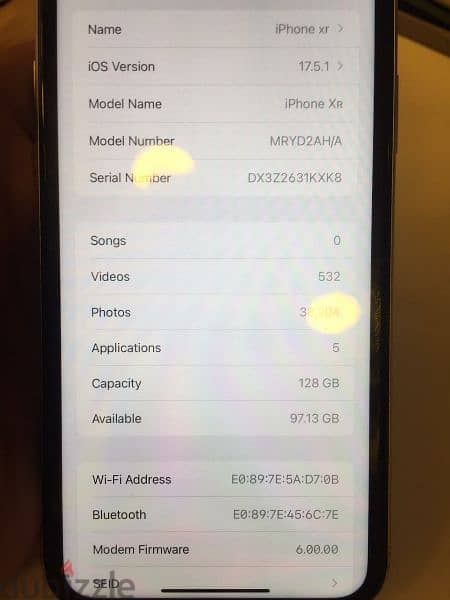 iphone xr 128GB battery 82% like new 6