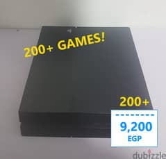 PS4 ( FOR SALE ) بحاله ممتازه مع حساب فيه 200+ لعبه