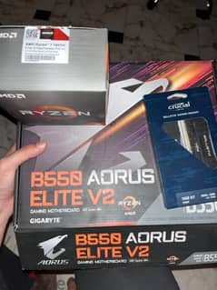 Ryzen 7 5800x & MB B550 Aorus Elite& 4x8 Gb Crucial RGB 3200 mhz cl 16