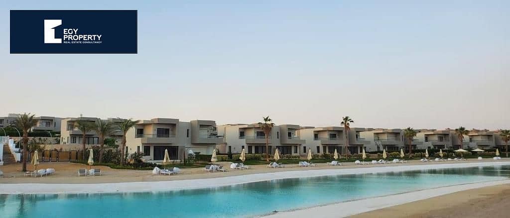 2 BRs Ground Chalet Directly On Lagoon in Azha Sokhna For Sale 4