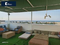 3 BRs Penthouse Full Seaview & Pool View in Amwaj Lowest Price For Sale North Coast