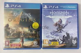 Assassin's creed origins + Horizon zero dawn complete edition