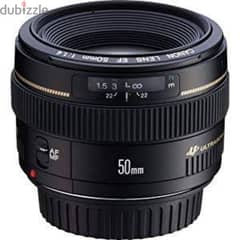 لينس كانون 50mm f8.1 للبيع او التبديل ب 85mm