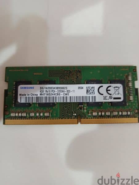 رامات لابتوب سامسونج 4GB DDR4 0